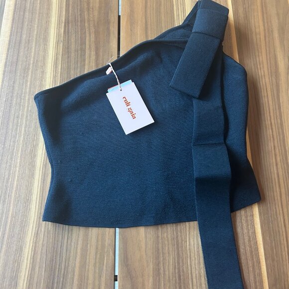 Cult Gaia  Nomi One-Shoulder Knit Top - Picture 4 of 4